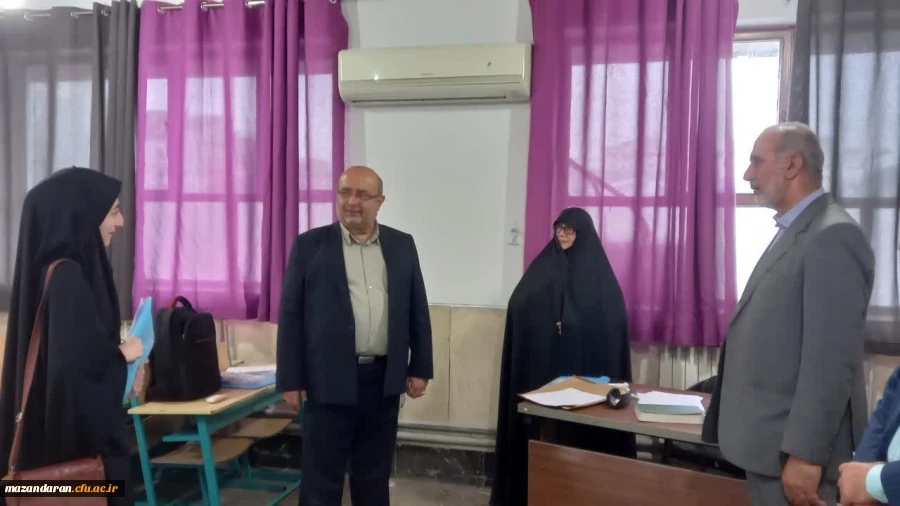 بازدید رییس دانشگاه فرهنگیان استان مازندران از فرآیند گزینش در نوشهر 5