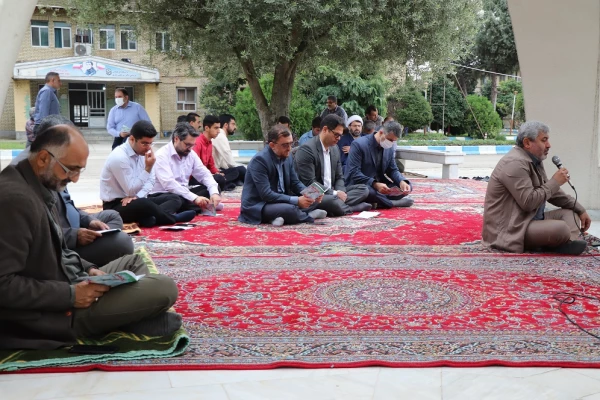 مراسم غبار روبی مزار شهید گمنام و زیارت عاشورا 2