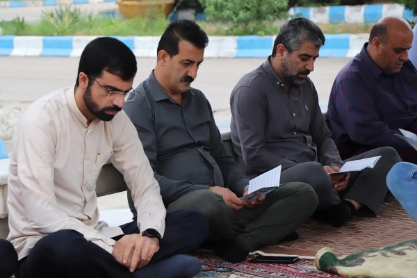 مراسم غبار روبی مزار شهید گمنام و زیارت عاشورا 4