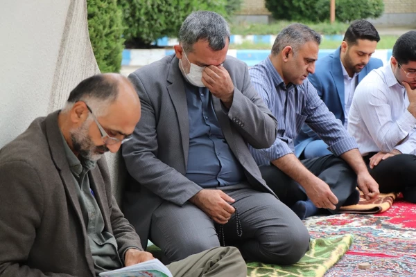 مراسم غبار روبی مزار شهید گمنام و زیارت عاشورا 5