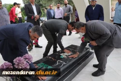 مراسم غبار روبی مزار شهید گمنام و زیارت عاشورا 6