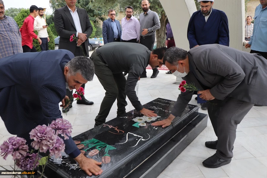 مراسم غبار روبی مزار شهید گمنام و زیارت عاشورا 6