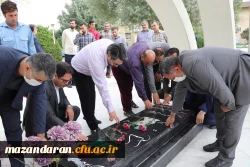 مراسم غبار روبی مزار شهید گمنام و زیارت عاشورا 7