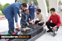 مراسم غبار روبی مزار شهید گمنام و زیارت عاشورا 8