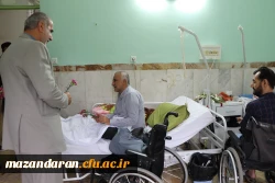 بازدید رییس دانشگاه فرهنگیان از آسایشگاه جانبازان ساری 4