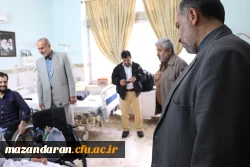 بازدید رییس دانشگاه فرهنگیان از آسایشگاه جانبازان ساری 5