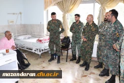 بازدید رییس دانشگاه فرهنگیان از آسایشگاه جانبازان ساری 6