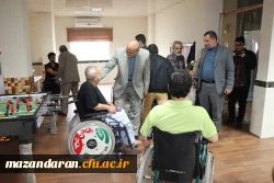 بازدید رییس دانشگاه فرهنگیان از آسایشگاه جانبازان ساری 9