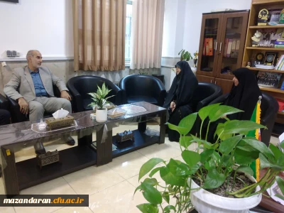 بازدید دکتر مهدوی ریاست محترم دانشگاه فرهنگیان استان از پردیس دختران ساری