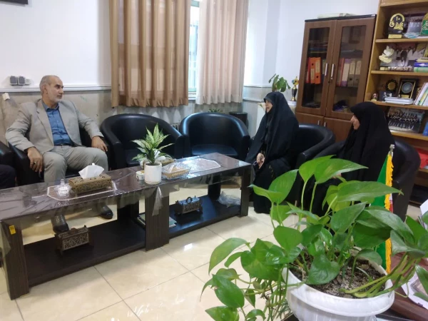 بازدید دکتر مهدوی ریاست محترم دانشگاه فرهنگیان استان از پردیس دختران ساری 2