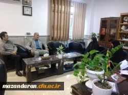 بازدید دکتر مهدوی ریاست محترم دانشگاه فرهنگیان استان از پردیس دختران ساری 3