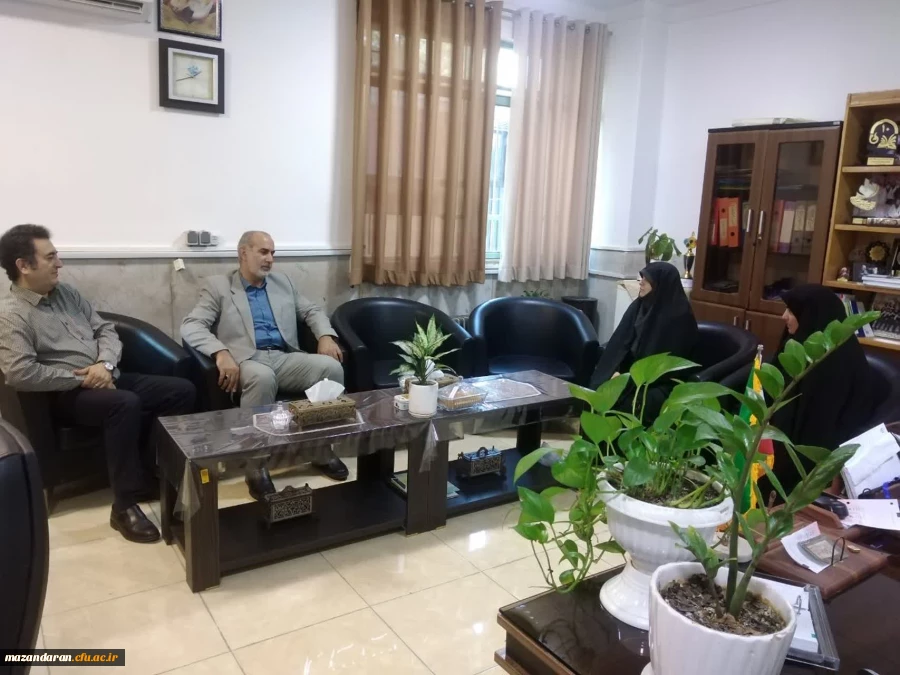 بازدید دکتر مهدوی ریاست محترم دانشگاه فرهنگیان استان از پردیس دختران ساری 3