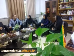 نشست صمیمانه با دکتر فاضل تبار مدیر گروه بهبود تغذیه جامعه دانشگاه علوم پزشکی مازندران 3