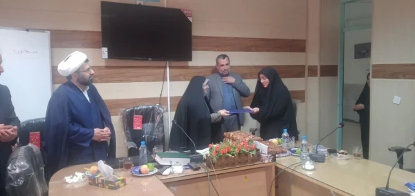 مراسم معارفه معاون آموزش و تودیع معاون توسعه مدیریت و منابع انسانی پردیس فاطمه الزهرا (س) ساری 2