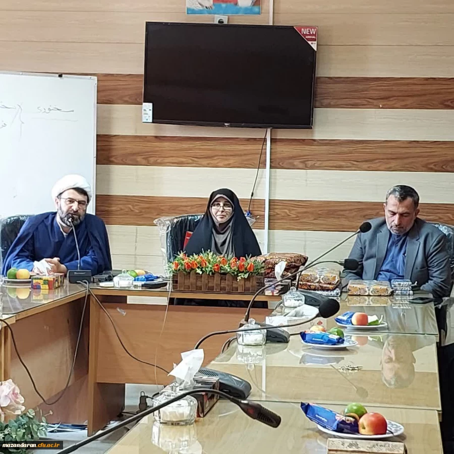 مراسم معارفه معاون آموزش و تودیع معاون توسعه مدیریت و منابع انسانی پردیس فاطمه الزهرا (س) ساری 2