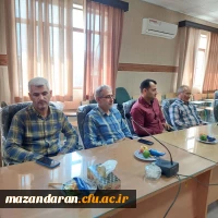 مراسم معارفه معاون آموزش و تودیع معاون توسعه مدیریت و منابع انسانی پردیس فاطمه الزهرا (س) ساری 2