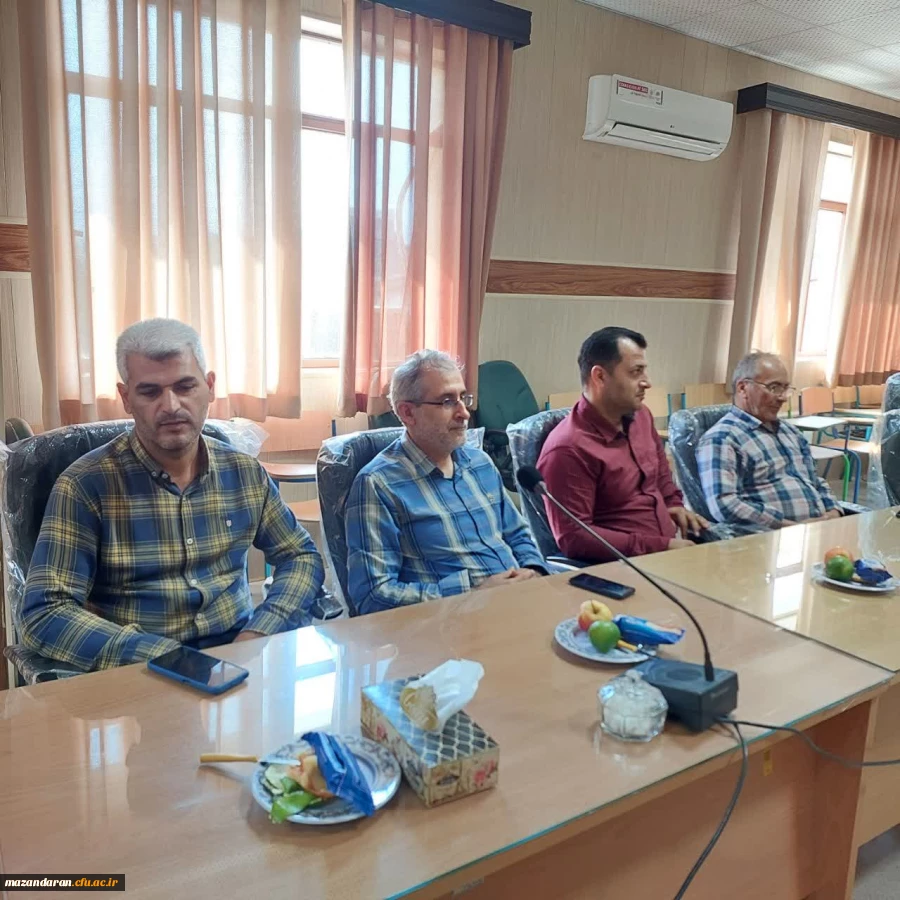 مراسم معارفه معاون آموزش و تودیع معاون توسعه مدیریت و منابع انسانی پردیس فاطمه الزهرا (س) ساری 2