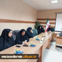 مراسم معارفه معاون آموزش و تودیع معاون توسعه مدیریت و منابع انسانی پردیس فاطمه الزهرا (س) ساری 2