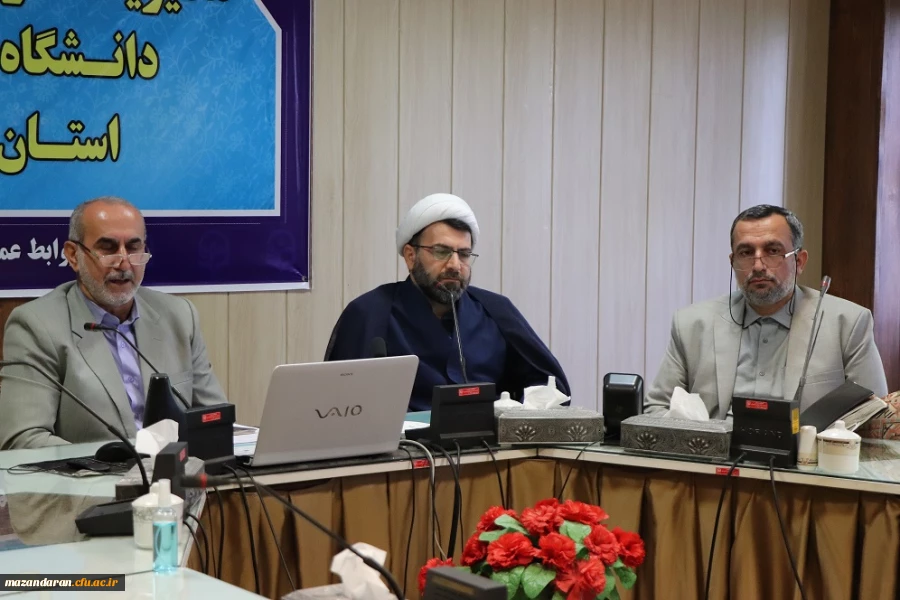 ششمین جلسه شورای فرهنگی ، اجتماعی و امور دانشجویی دانشگاه فرهنگیان مازندران 6