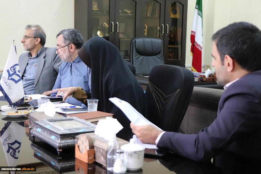 جلسه فی مابین دانشگاه فرهنگیان مازندران و آموزش پرورش استان 8