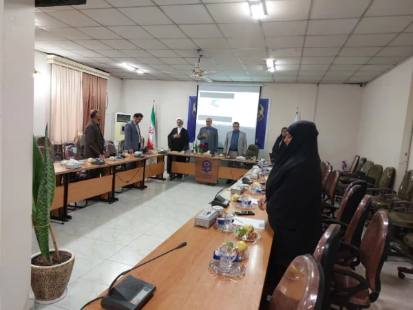 حضور دکتر مهدوی رئیس دانشگاه فرهنگیان مازندران به همراه نماینده مقام معظم رهبری در دانشگاه فرهنگیان مازندران و روسای ادارات، در مرکز آموزش عالی حضرت فاطمه(س)قائمشهر 2