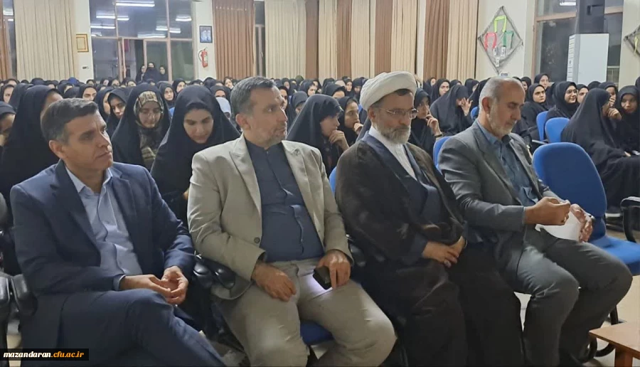 حضور دکتر مهدوی رئیس دانشگاه فرهنگیان مازندران به همراه نماینده مقام معظم رهبری در دانشگاه فرهنگیان مازندران و روسای ادارات، در مرکز آموزش عالی حضرت فاطمه(س)قائمشهر 2