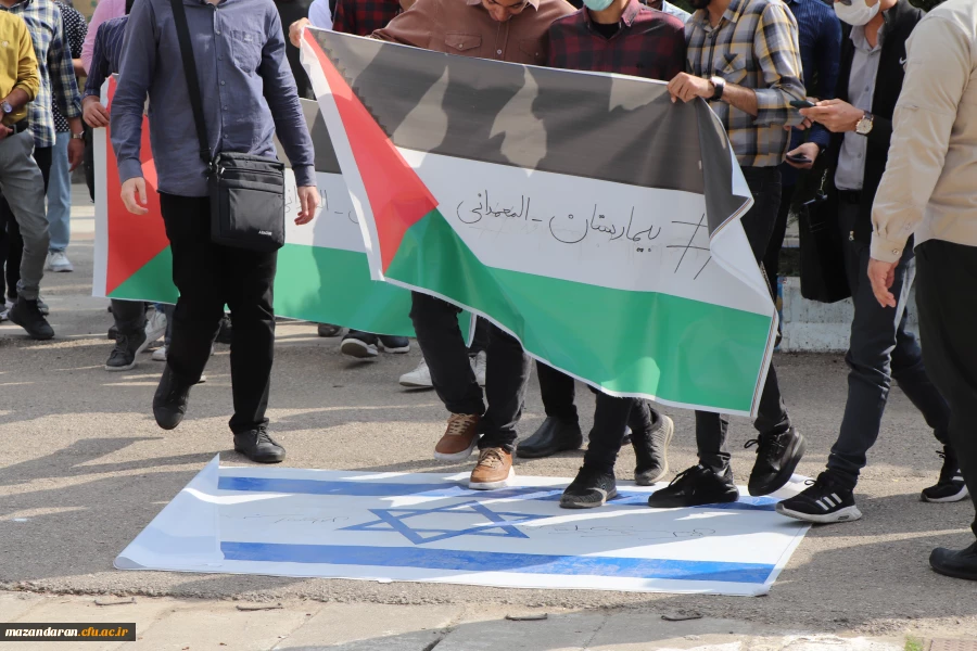 تجمع دانشگاهیان در محکوم کردن جنایات رژیم صهیونیستی 2