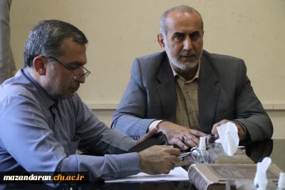 جلسه آموزشی پژوهشی مدیریت دانشگاه فرهنگیان مازندران