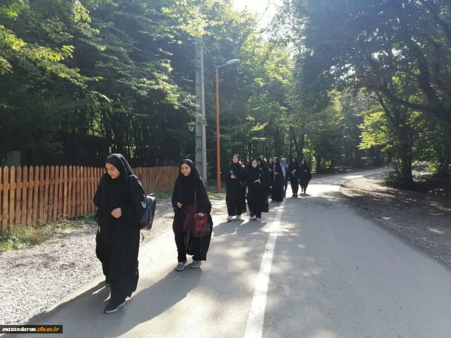 پیاده روی دانشجویان مرکز حضرت فاطمه(س) قائمشهر  به مناسبت گرامی داشت هفته تربیت بدنی در تاریخ ۱۴۰۲/۰۷/۲۹. 2