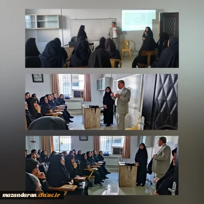 بازدید معاون هماهنگی دانشگاه فرهنگیان مازندران از کلاس های پودمان اول (جامانده) 
