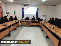 جلسه ریاست و مسیئولین مرکز آموزش عالی حضرت فاطمه (س) قائمشهر 2