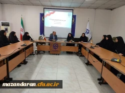 جلسه ریاست و مسیئولین مرکز آموزش عالی حضرت فاطمه (س) قائمشهر 2