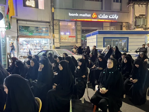 حضور دانشجویان  مرکز آموزش عالی حضرت فاطمه(س) قائمشهر در تجمع علیه جنایت های رژیم صهیونیستی و حمایت از مردم مظلوم غزه 2