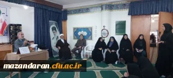 نشست لطف الله مهدویریاست دانشگاهفرهنگیان مارندران با  دانشجومعلمان پردیس  3
