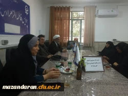 نشست تخصصی  لطف الله مهدوی ریاست دانشگاه فرهنگیان مازندران با اساتید پردیس خواهران ساری  3