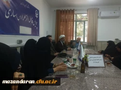 نشست تخصصی  لطف الله مهدوی ریاست دانشگاه فرهنگیان مازندران با اساتید پردیس خواهران ساری  4