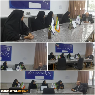 جلسه نمایندگان کلاس ها با علیرضا خلیلی مدیر گروه علوم پایه 