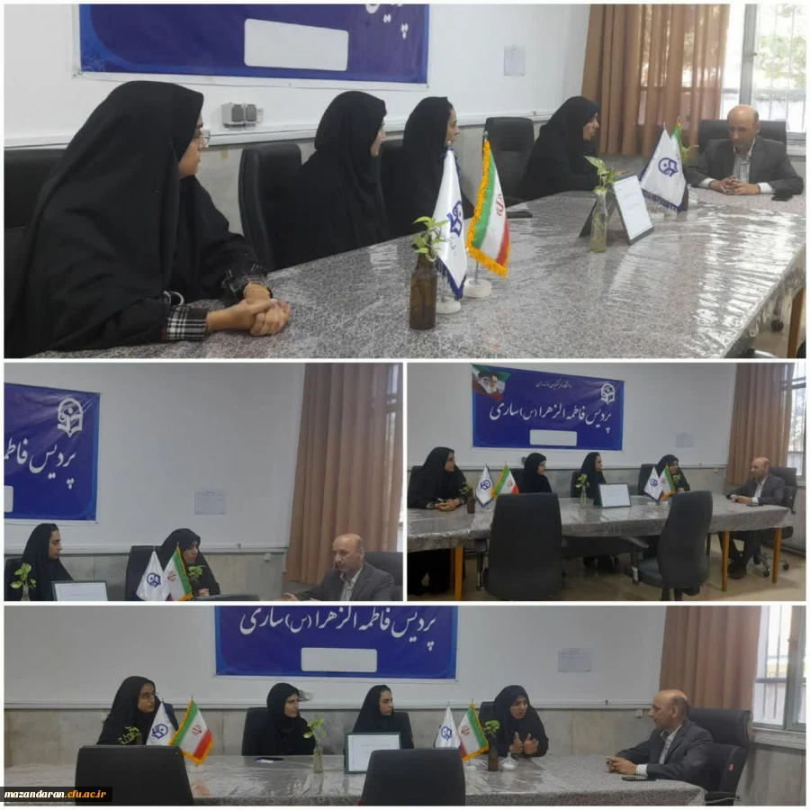 جلسه نمایندگان کلاس ها با خلیلی مدیر گروه علوم پایه  2