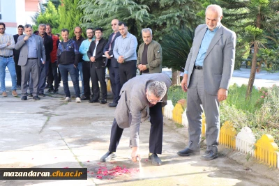 مراسم جا نمایی مزار شهید خوش نام