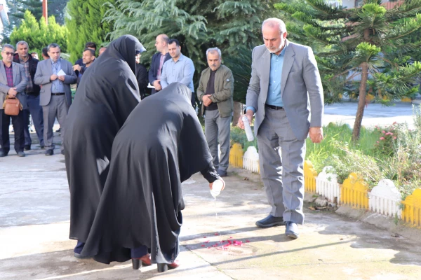 مراسم جا نمایی مزار شهید خوش نام 5