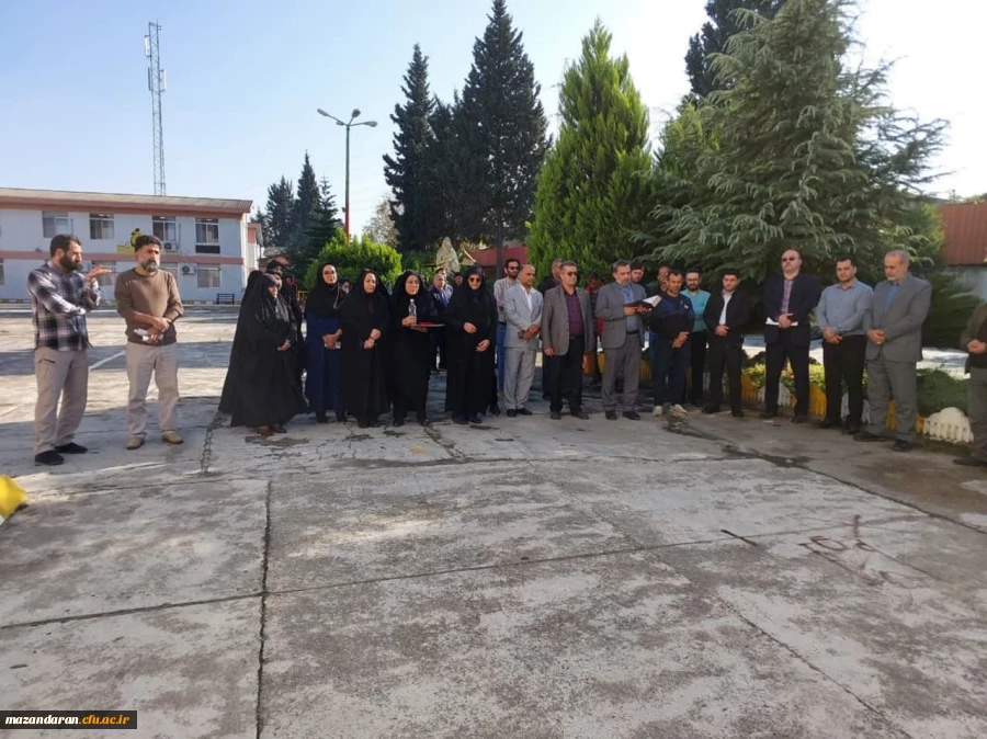 حضور ریاست دانشگاه فرهنگیان استان مازندران در مرکز حضرت فاطمه (س) قائمشهر 2