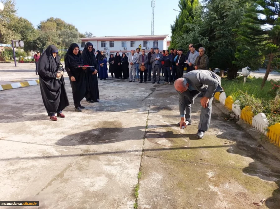 حضور ریاست دانشگاه فرهنگیان استان مازندران در مرکز حضرت فاطمه (س) قائمشهر 2