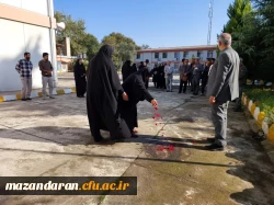 حضور ریاست دانشگاه فرهنگیان استان مازندران در مرکز حضرت فاطمه (س) قائمشهر 2