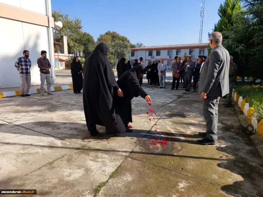 حضور ریاست دانشگاه فرهنگیان استان مازندران در مرکز حضرت فاطمه (س) قائمشهر 2