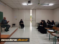 حضور ریاست دانشگاه فرهنگیان استان مازندران در مرکز حضرت فاطمه (س) قائمشهر 2