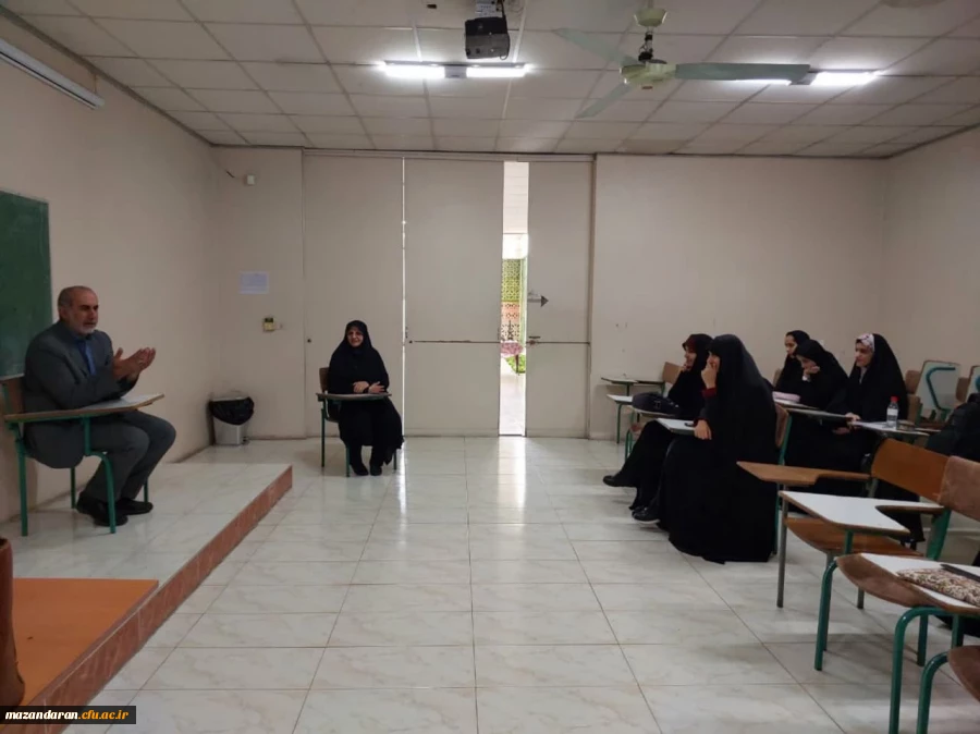 حضور ریاست دانشگاه فرهنگیان استان مازندران در مرکز حضرت فاطمه (س) قائمشهر 2