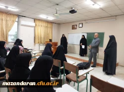 حضور ریاست دانشگاه فرهنگیان استان مازندران در مرکز حضرت فاطمه (س) قائمشهر 2