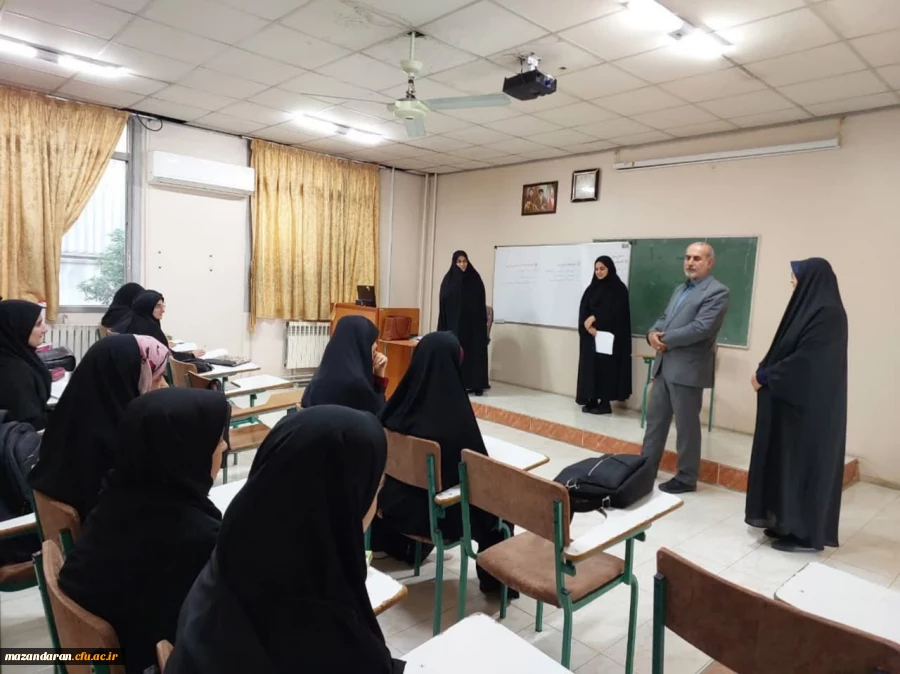 حضور ریاست دانشگاه فرهنگیان استان مازندران در مرکز حضرت فاطمه (س) قائمشهر 2