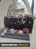 غبار روبی مزار شهید و برگزاری زیارت ال یاسین 2