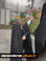 غبار روبی مزار شهید و برگزاری زیارت ال یاسین 3